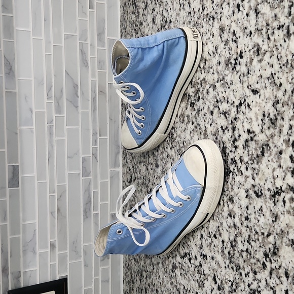 Converse Shoes Powder Blue Converse Chuck Taylor All Star Sneakers Sz Mens 9 Womens 1 Baby